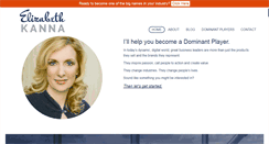 Desktop Screenshot of elizabethkanna.com